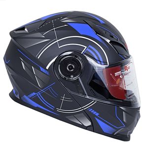 کلاه کاسکت فک متحرک ردلاین مدل 939 blu time lose